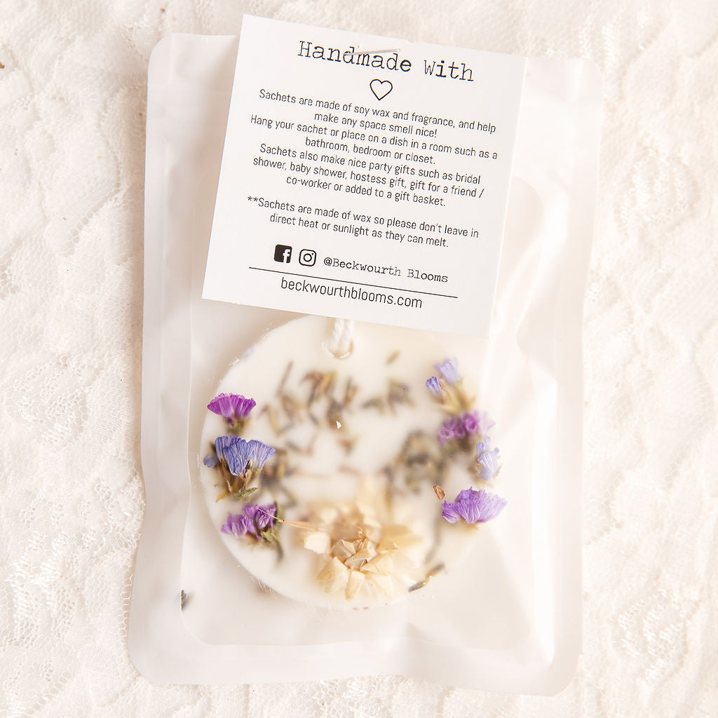 Small Aroma Wax Sachet Lotus Lavender Scent