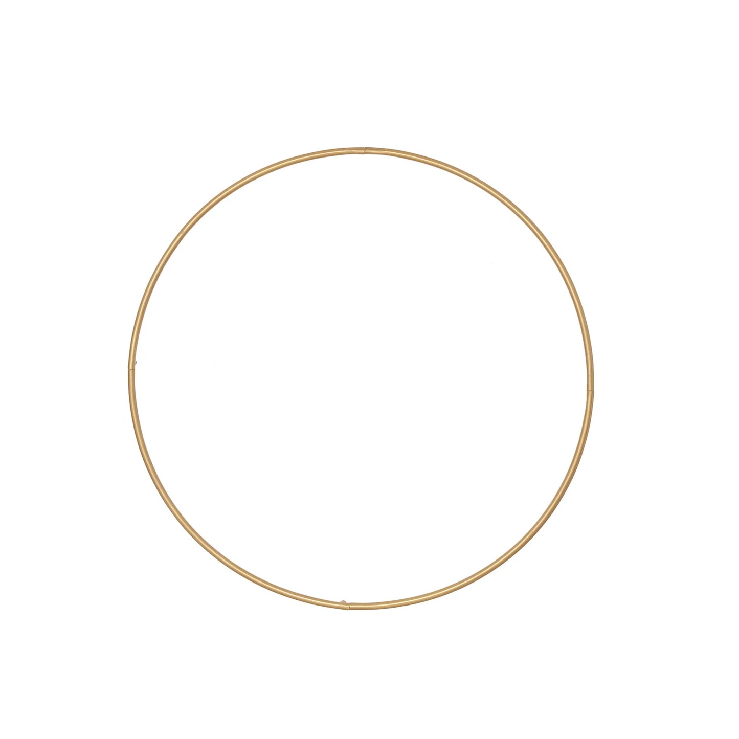 Heavy Duty Metal Hoop Wreath in Gold or Rose Gold varying sizes