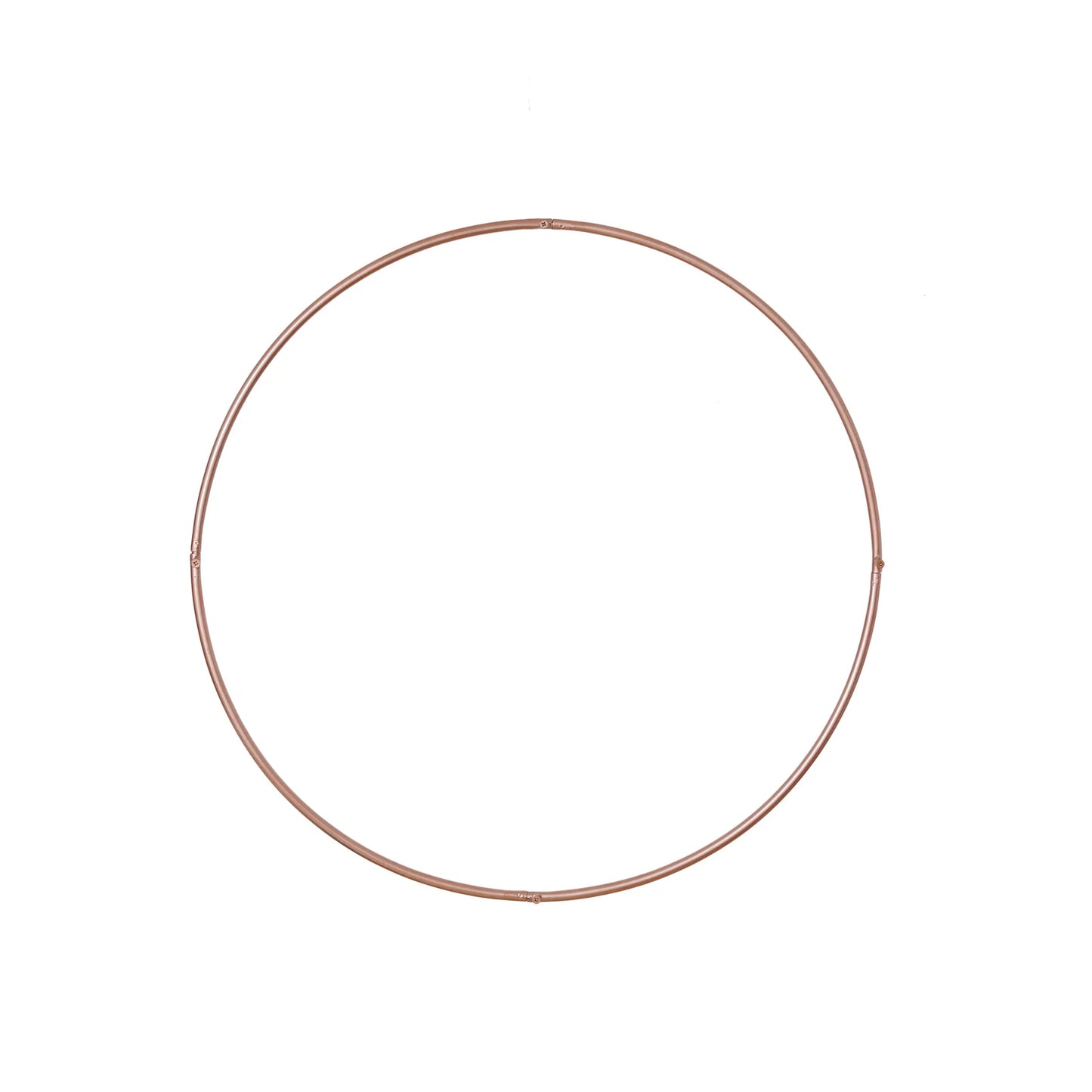 Heavy Duty Metal Hoop Wreath in Gold or Rose Gold varying sizes