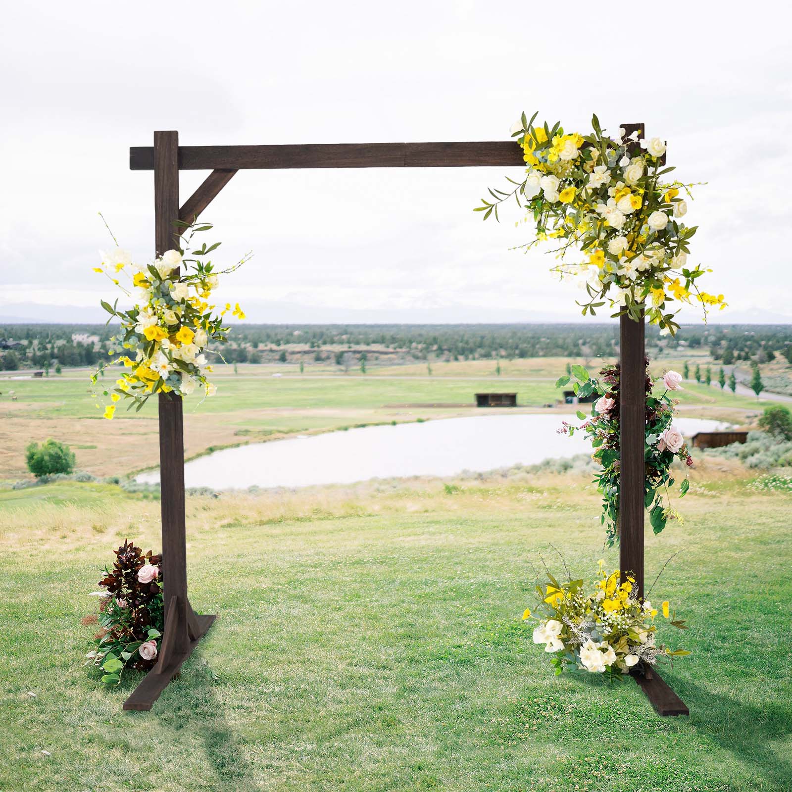 Wedding Arch, 7ft Wooden Wedding Arch / Photography Backdrop ...