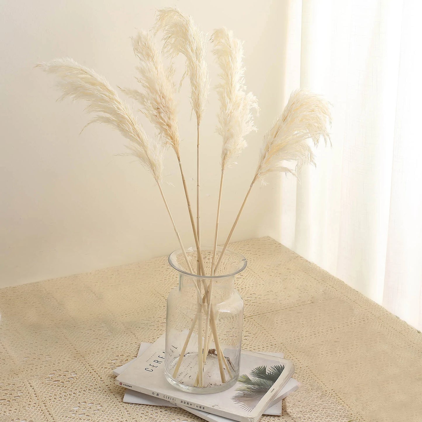 Pampas Grass - white, wheat or natural